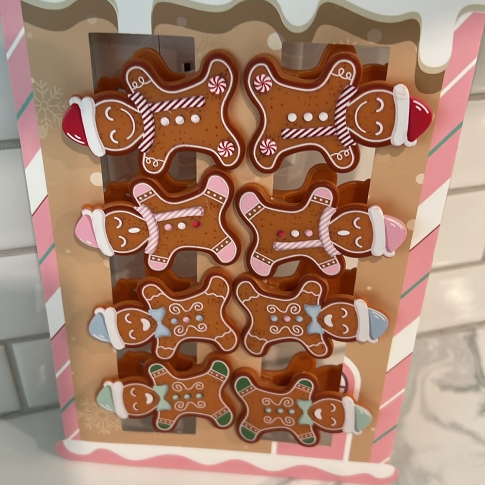 🫚🎄Cute. Gingerbread.Bag Clips. - Picture 9 of 12